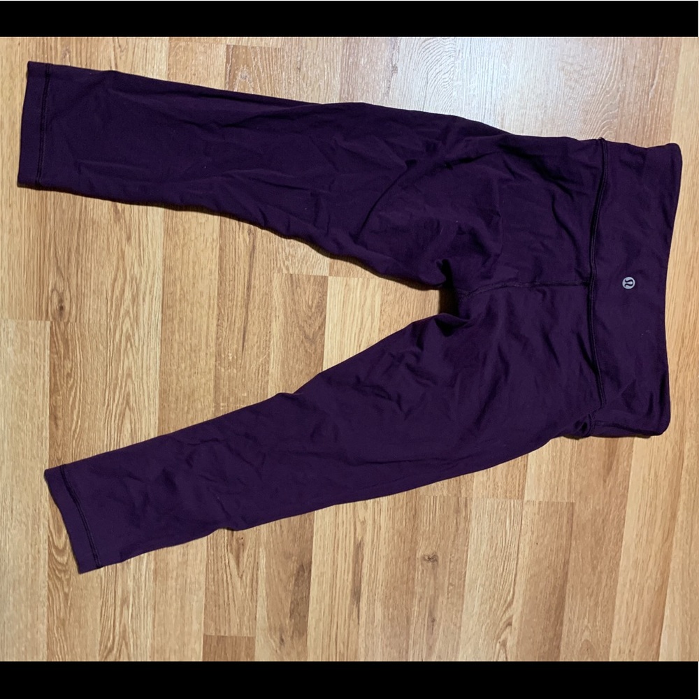 Lululemon cropped wunder under leggings